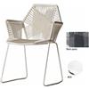 MOROSO TROPICALIA sedia inox con braccioli - TR0-468-A-BQ-X