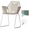 MOROSO TROPICALIA sedia inox con braccioli - TR0-468-A-J-X