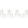 KARTELL set da 4 sedie VICTORIA GHOST - 4x4857-E5