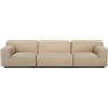 KARTELL divano a 3 posti PLASTICS DUO 264 cm - 7092+7094+7096/72