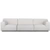 KARTELL divano a 3 posti PLASTICS DUO 264 cm - 7092+7094+7096/70