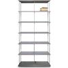 KRIPTONITE libreria da parete KROSSING MAXI H 203 cm con base per appoggio a terra - 07X2BA