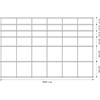 KRIPTONITE libreria da parete KROSSING ALLUMINIO 200 x 131 cm - KROS2-200x131AL