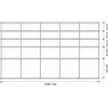 KRIPTONITE libreria da parete KROSSING BIANCO 166 x 98 cm - KROS2-166x98BI