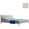 ZANOTTA letto matrimoniale TALAMO con piedini neri per materasso 160 x 200 cm - 1883/1-24810-166x216-PIEDI-NERI