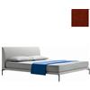 ZANOTTA letto matrimoniale TALAMO con piedini neri per materasso 160 x 200 cm - 1883/1-24838-166x216-PIEDI-NERI