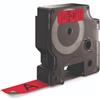 dymo Nastro per etichettatrici Dymo D1 19 mm x 7 m nero/rosso S0720870