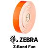 Zebra 10012712-1 - Braccialetti Zebra Rosso Z-Band Fun Polipropilene