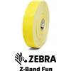 Zebra 10012712-2 - Braccialetti Zebra Giallo Z-Band Fun Polipropilene