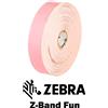 Zebra 10012712-5 - Braccialetti Zebra Rosa Z-Band Fun Polipropilene