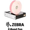 Zebra 10012713-5K - Braccialetti Zebra Rosa Z-Band Fun Polipropilene