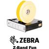 Zebra 10012713-2K - Braccialetti Zebra Giallo Z-Band Fun Polipropilene