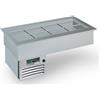 TecFrigo Drop in e mobile da incasso refrigerato Modello ARMONIA 6GN Gastrnorm capacità 6 vasche Gn1/1