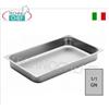 Teglie Gastronorm 1 1 in acciaio inox, dim. mm. 530x325