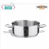 Casseruola Bassa Inox 2 maniglie, per Induzione,