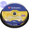 VERBATIM DVD+RW 4.7GB 4x Cake 10pz VERBATIM SERL ReWritable - 43488