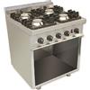 Ristosubito Cucina a gas 4 Fuochi CI Modello RisCu022 Potenza Gas 24 kW