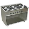 Ristosubito Cucina a gas 6 Fuochi CI Modello RisCu037 Potenza Gas 36 kW
