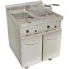 Ristosubito Friggitrice elettrica CI 2 Vasche Potenza kW 33 Modello RisFri012