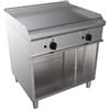Ristosubito Fry Top a Gas CI Modello RisFry033 2 Zone di Cottura PIASTRA LISCIA vano a giorno Potenza kW 12