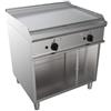 Ristosubito Fry Top a Gas CI Modello RisFry038 2 Zone di Cottura PIASTRA RIGATA vano a giorno Potenza kW 12
