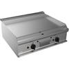 Ristosubito Fry Top a Gas da banco Modello RisFry029 CI 2 zone di cottura PIASTRA LISCIA Potenza kW 12