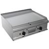 Ristosubito Fry Top a Gas da banco CI Modello RisFry032 2 zone di cottura PIASTRA RIGATA Potenza kW 12