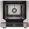 Tecnoeka Forno elettrico con controllo touch a convezione con vapore diretto per gastronomia, panetteria e pasticceria Modello EKF423NTUD Capacità 4 teglie cm 42,9x 34,5 Potenza Kw 2,9 Apertura a ribalta Temp.°C. 30 / 260 Dim. cm L.59 P.70.9 H.58.9