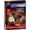 Pesoforma Linea Alimentazione Dietetica 12 Barrette Cioccolato Fondente Amabile