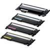 Samsung Toner Compatibile per Samsung CLP 360 CLP 365 Rif. Samsung CLT-K406S CLT-C406S CLT-M406S CLT-Y406S, CLT-Y406 Giallo Pagine 1.000