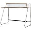 THONET scrittoio S 1200 - ThonetDur-RAL9010-EDGE-WalnutOiled-CHROME