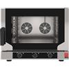 Tecnoeka Forno elettrico ventilato a convezione con vapore diretto Modello EKF411NALUD Capacità n.4 teglie/griglie GN 1/1 cm 53 x 32,5 Potenza Kw 6,4 Apertura laterale Temp.°C. 100 / 260 Dim. cm L.78.4 P.75.4 H.63.4