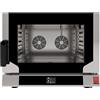 Tecnoeka Forno elettrico digitale a convezione con vapore Modello EKF464NTALUD Capacità n.4 teglie cm 60x 40 Potenza Kw 6,4 Apertura laterale Temp.°C. 30 / 260 Dim. cm L.78.4 P.75.4 H.63.4