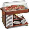 TecFrigo Carrettino Espositore refrigerato per pesce o carne Modello Murena Refrigerazione Statica