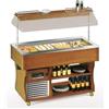 TecFrigo Isola Buffett espositore refrigerato Modello Isola4MVT Refrigerazione a doppia ventilazione Sbrinamento automatico Potenza W 720