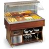 TecFrigo Espositore murale Buffett espositore caldo secco Modello MURALE 4 M DRY Potenza W 2500
