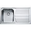FRANKE lavello a 1 vasca + gocciolatoio LOGICA LINE LLX 611-L - 101.0085.775