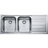 FRANKE lavello a 2 vasche + gocciolatoio LOGICA LINE LLX 621 - 101.0085.849