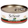 Schesir cane filetti di pollo con manzo 150 gr
