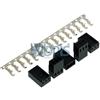 Phobya Fan Power Connector 3Pin female incl. 3 Pins - 5 pcs Black