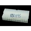 mod/smart ATX Power Connector 24Pin socket - white