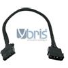 Phobya 4Pin Molex power extension 30cm - black