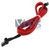 Phobya extension 3Pin Molex extra long 60cm - UV red