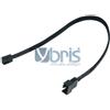 Phobya adaptor 4Pin PWM plug 3Pin femmina 30cm - black