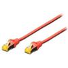 Digitus DK1644A020R Cavo Patch RJ45 Cat6A Doppia Schermatura 2m Rosso