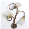 Biluce Applique Classica 3 Luci Stile Ferro Battuto Ottone-Rame