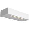 Biluce Essenza 22 Cm Bianco - Applique 14w Led Moderna Biemissione Made In Italy Classe A+