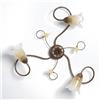 Biluce Plafoniera classica 3 luci stile ferro battuto Ottone-Rame lampadario MADE in ITALY