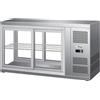 Forcar Vetrina Refrigerata da banco snack Modello G-HAV131 Vetro dritto e portine scorrevoli da entrambi i lati
