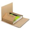 RAJA Scatole per libri ed ecommerce avana senza chiusura adesiva 24x18x1/6cm ECOBOOK
